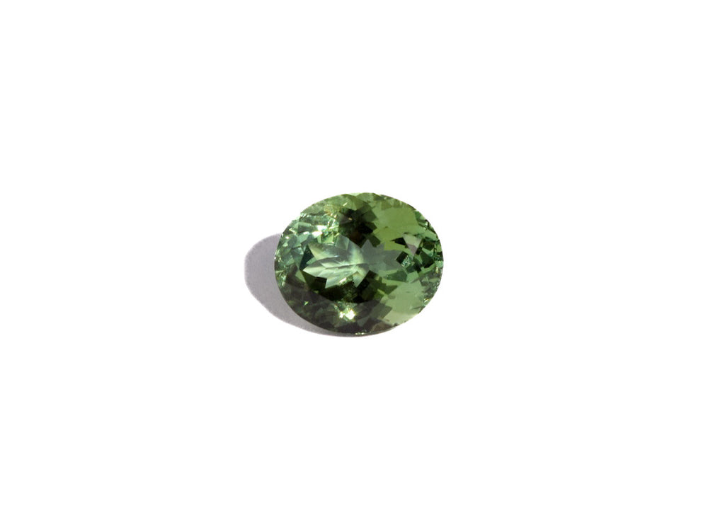 LIGHT GREEN OVAL TOURMALINE