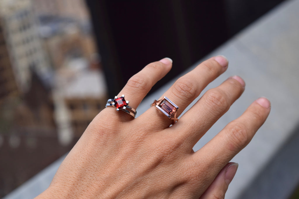 SAIL RING RED SPINEL