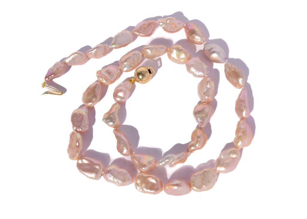 PINK LUSTRE PEARL NECKLACE