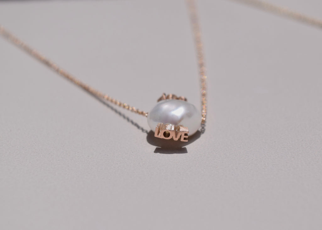 LOVE NOTES NECKLACE ROSE GOLD