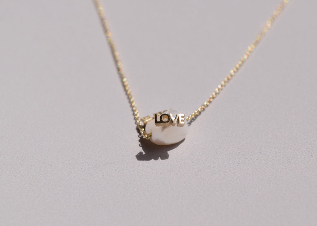 LOVE NOTES NECKLACE YELLOW GOLD