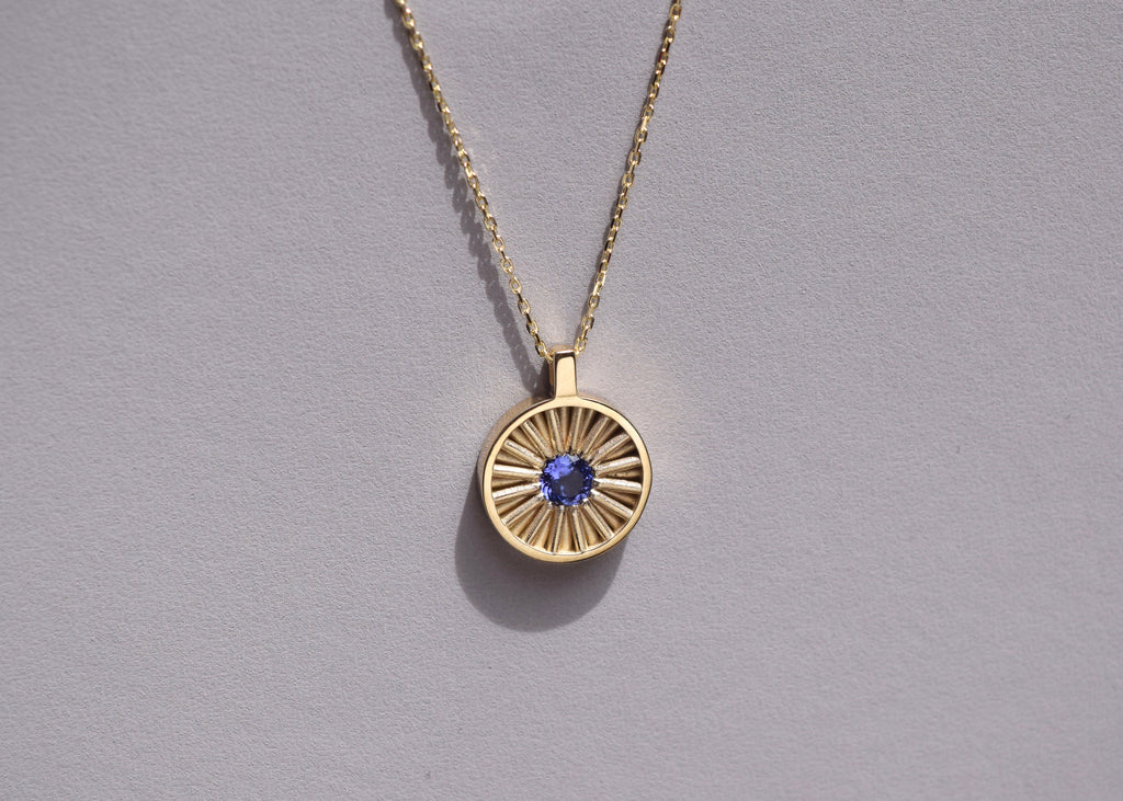 Necklace tanzanite store