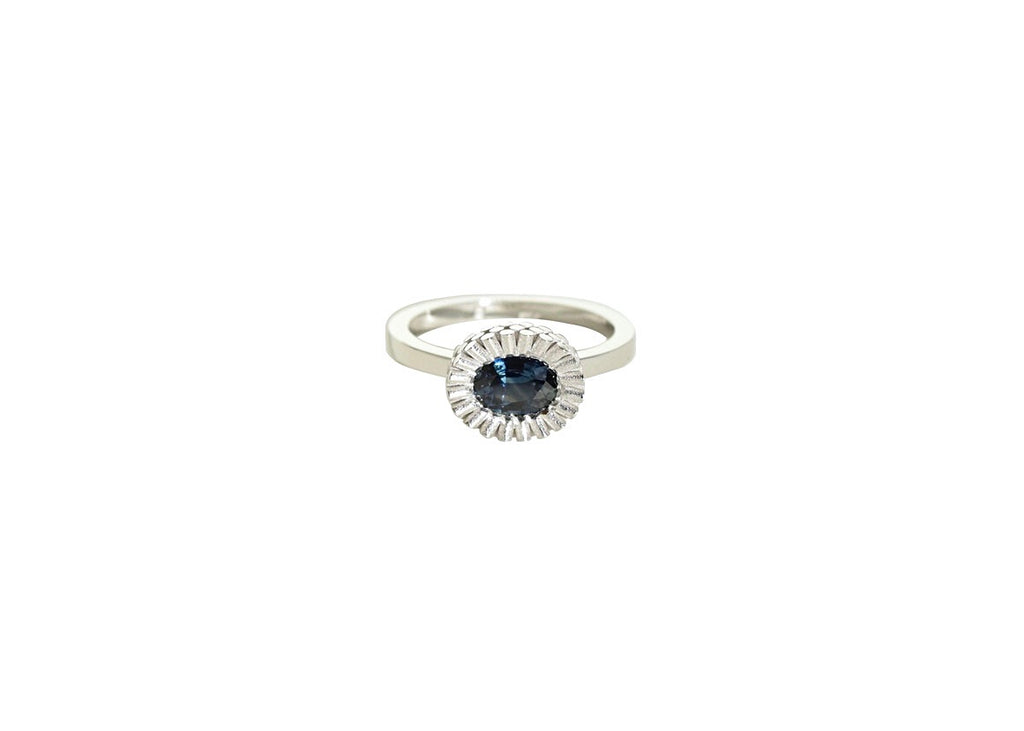 SUN RING NAVY SAPPHIRE