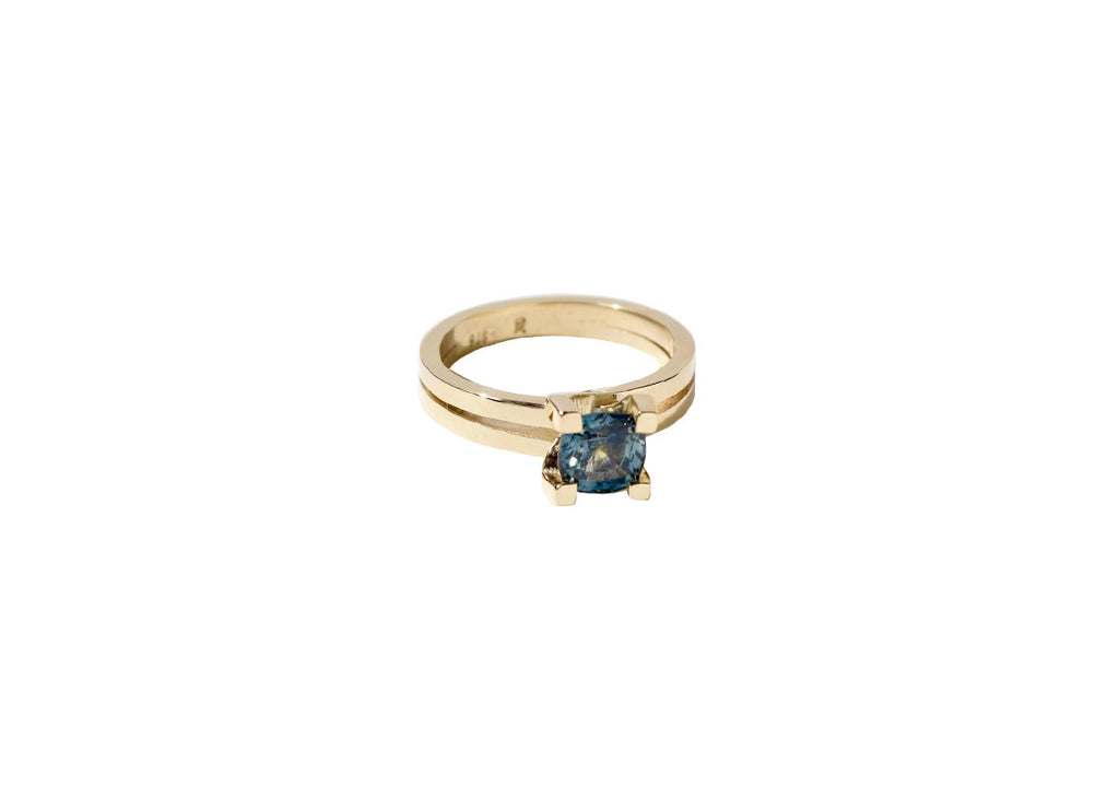 UNIFIED RING TEAL SAPPHIRE