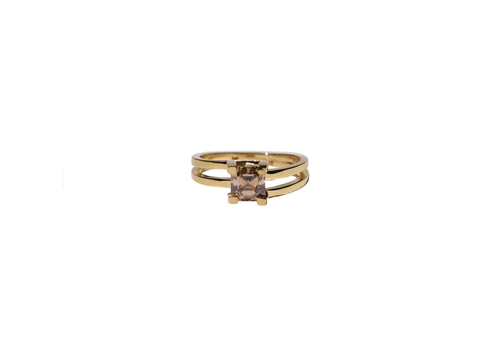 UNIFIED RING CHAMPAGNE DIAMOND