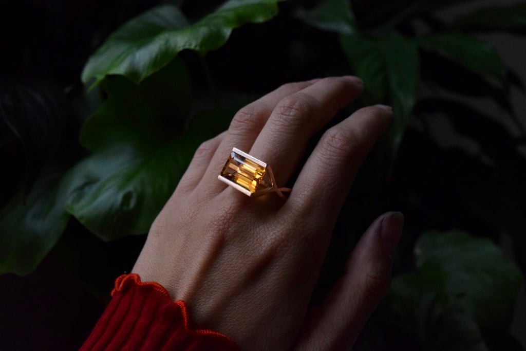 SCOUT RING CITRINE