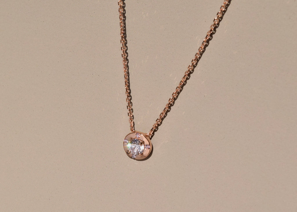 STAR NECKLACE ROSE GOLD
